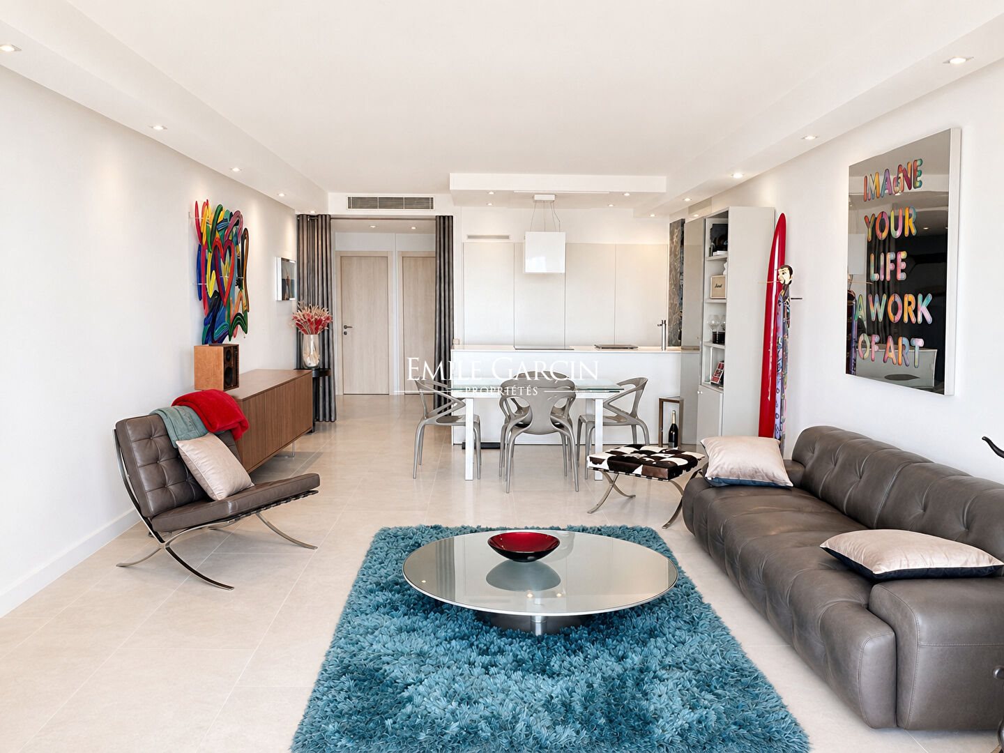 For sale - Côte d'Azur - Cannes - Basse Californie district - Apartment with panoramic sea... - View 4