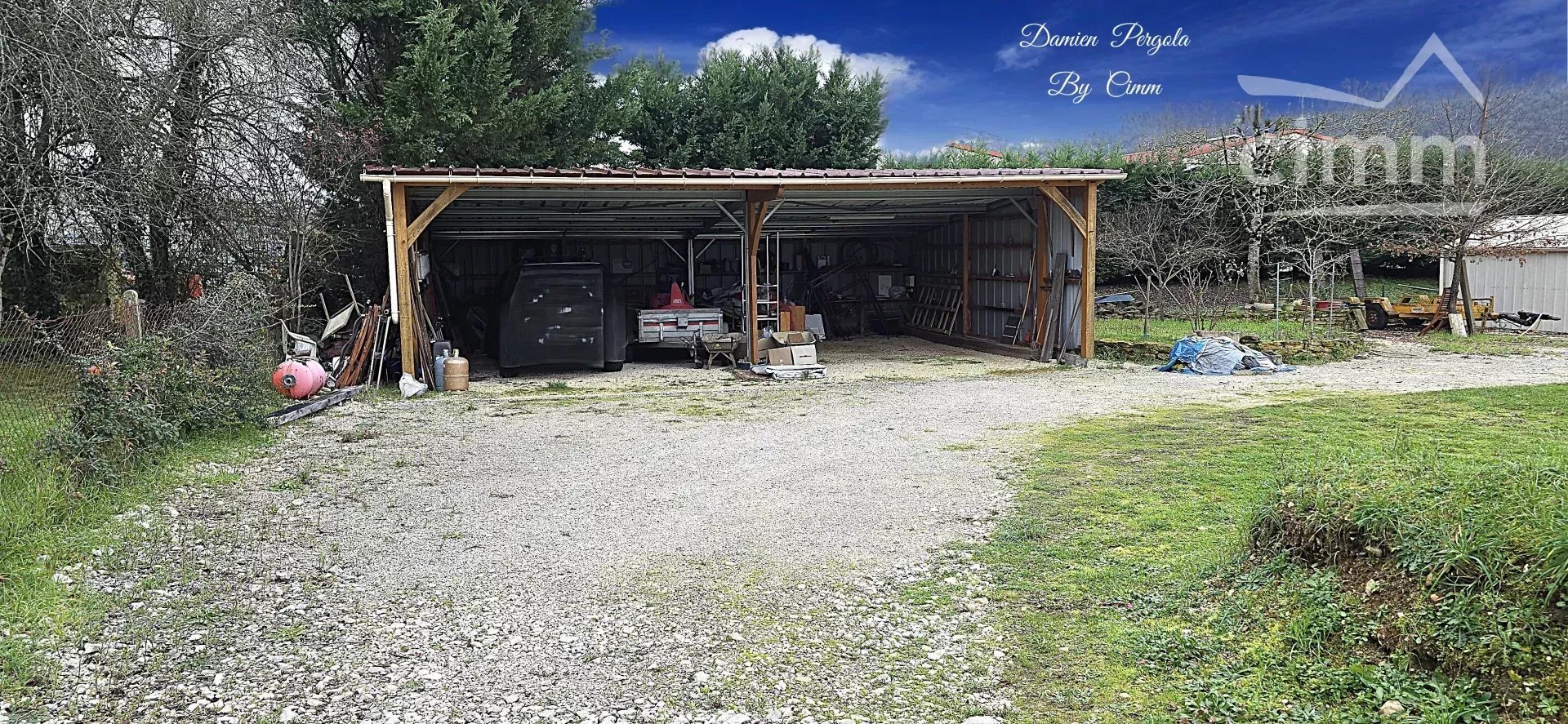 Building plot of approx. 1440 m² with carport, less than 5 minut - Vue 3