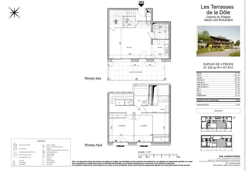 Appartement à vendre, 78m², Les Rousses