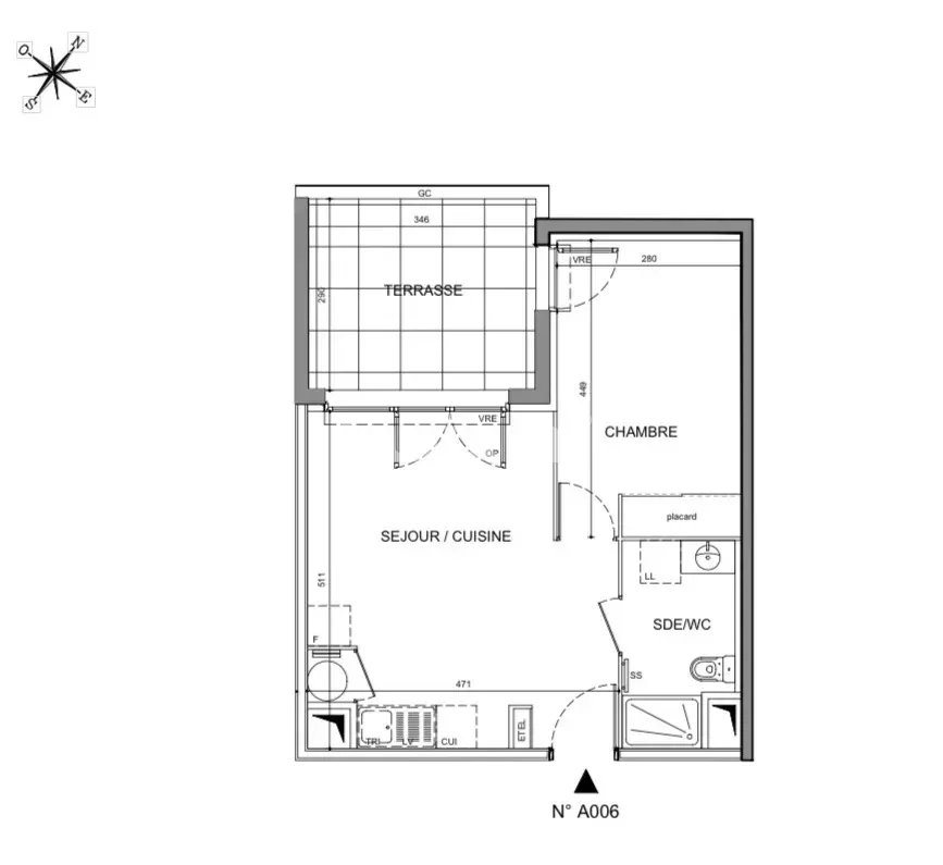 Appartement à vendre, 39m², Marseillan