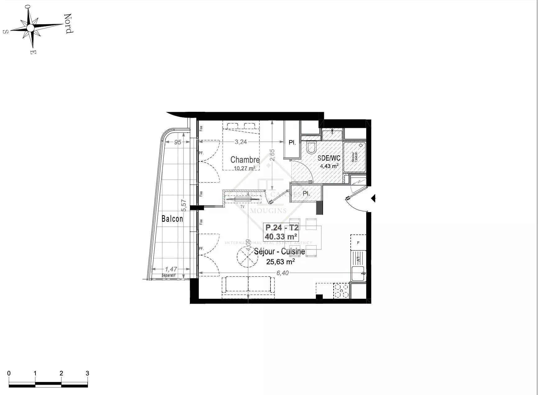 Appartement à vendre, 40m², Antibes