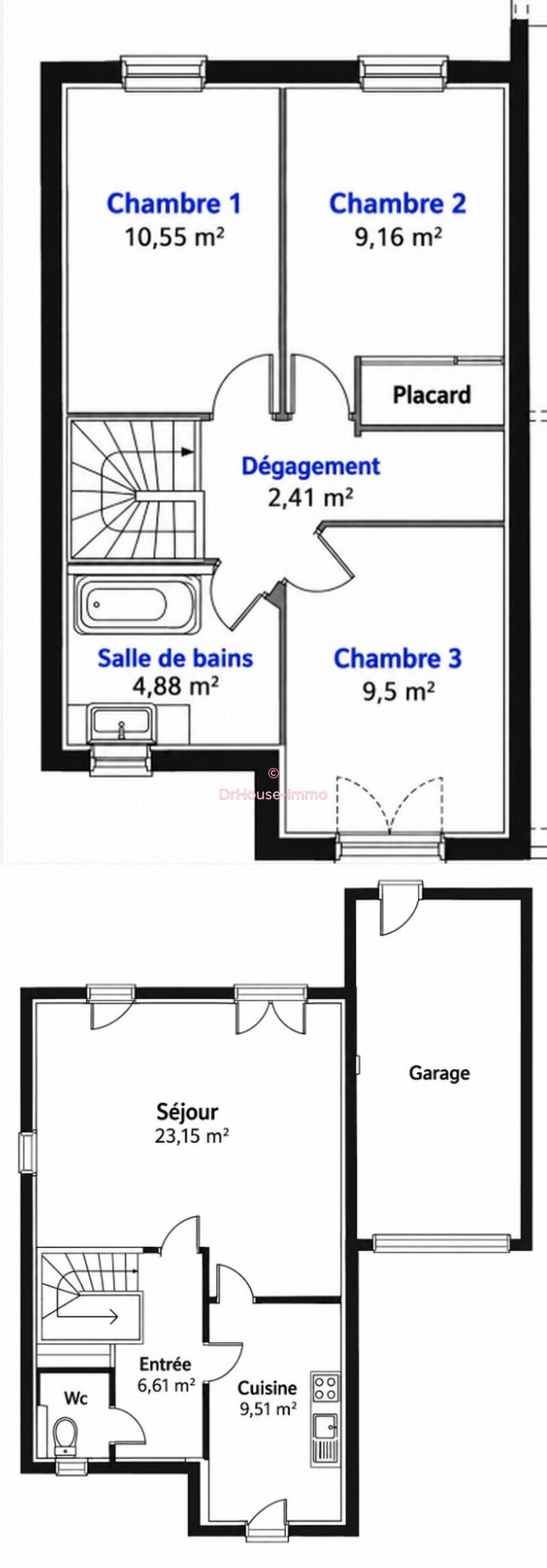 Maison à vendre, 80m², Émerainville