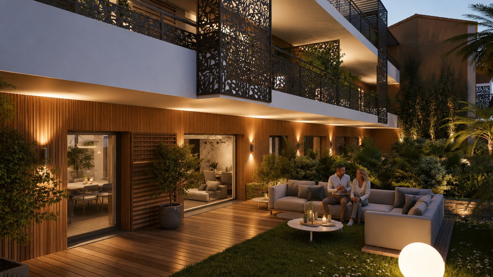 Terrace Living Above Saint-Tropez — 3 Bedrooms, Southwest Light - Vue 2