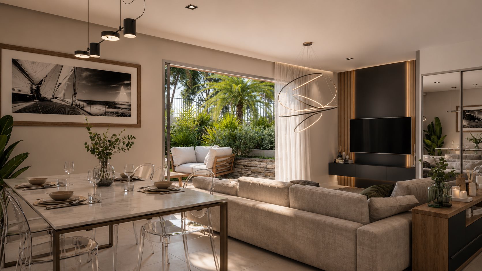 Terrace Living Above Saint-Tropez — 3 Bedrooms, Southwest Light - Vue 4