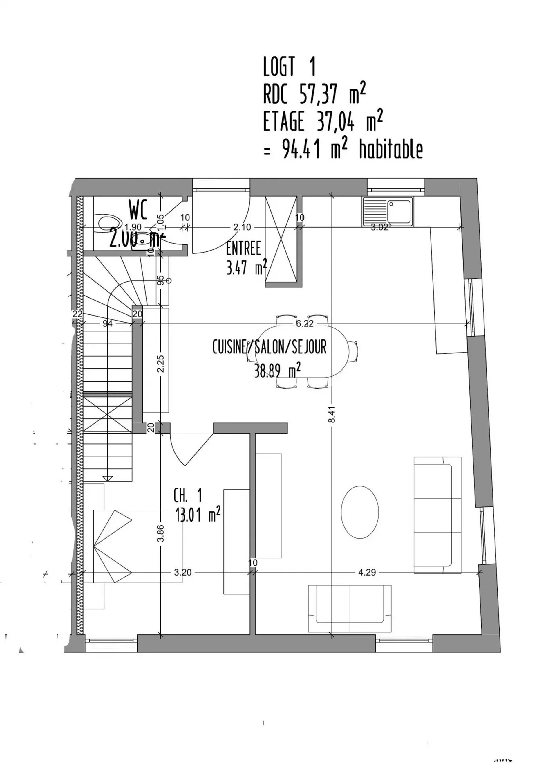 Maison à vendre, 94m², Oberhoffen-sur-Moder