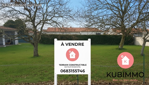 Terrain 491 m² · à Saint-Vincent-sur-Jard · 491 m² · 107 000 €