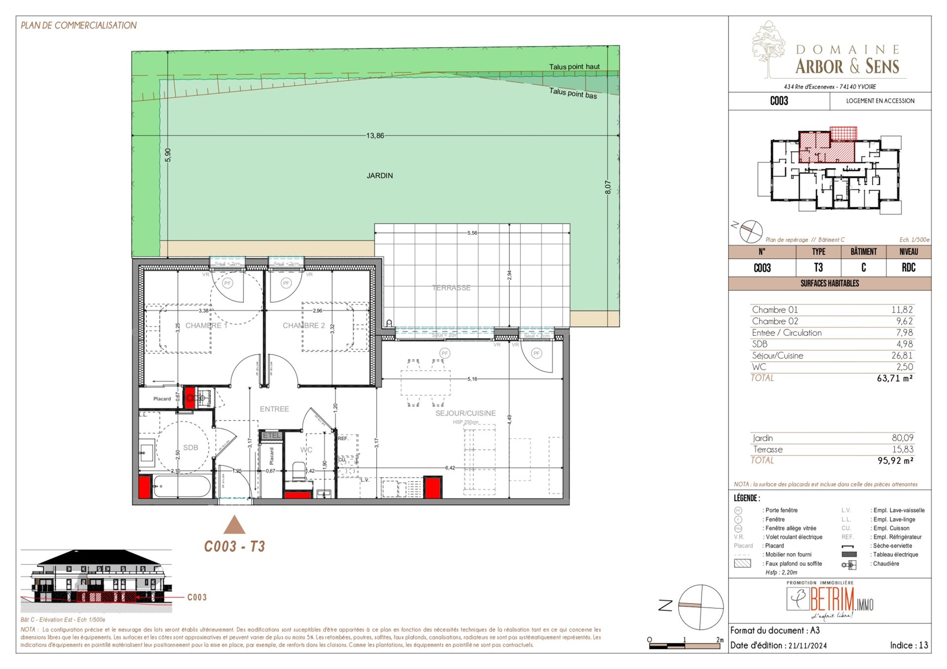 Appartement à vendre, 63m², Yvoire