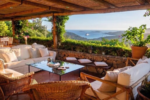 Porto Cervo | Rafinovaný vilín s panoramatickým výhľadom na more Pevero
