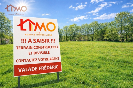 Terrain constructible avec Cu opérationnel d'une surface de 5565 M² · à Chabanais · 48 600 €