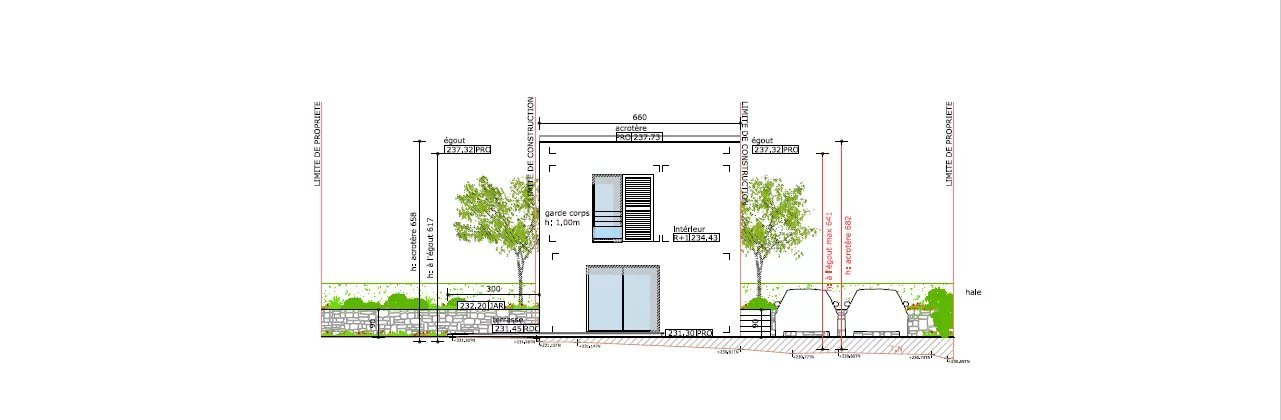 Plot with approved building permit within walking distance of the village of Valbonne. - Vue 5