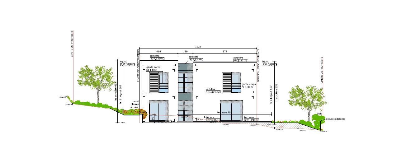 Plot with approved building permit within walking distance of the village of Valbonne. - Vue 6