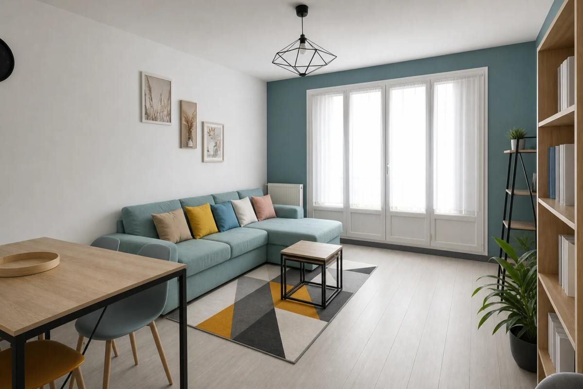 3-room apartment of 65 m² in Limoges with tenant in place for two years - View 2