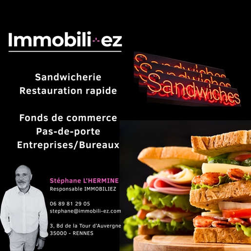 Fonds de Commerce Pizzéria à Emporter · à Le Rheu · 70 m² · 108 000 €