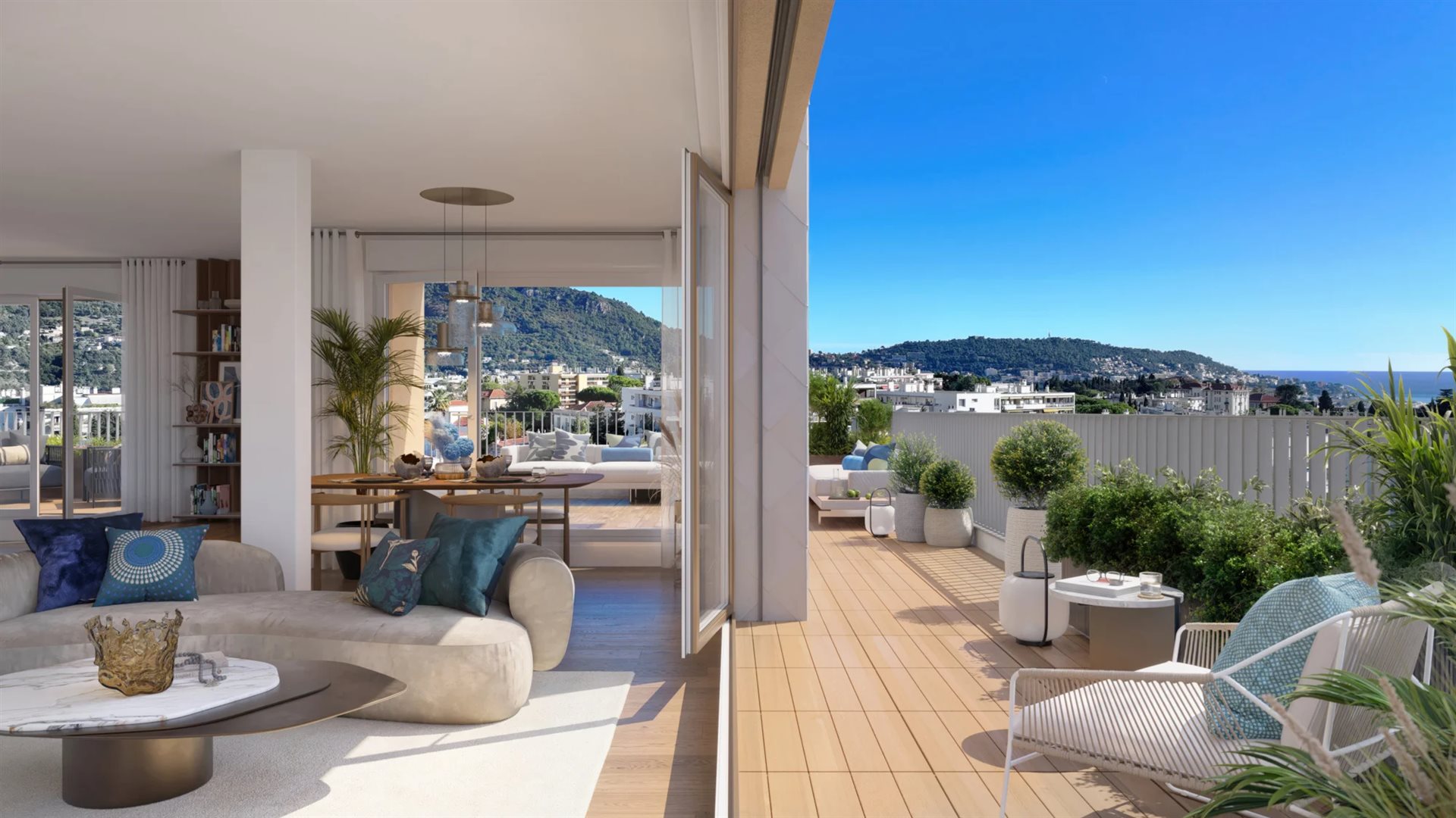 Nice (Cimiez) - Off-plan 2-bedroom apartment with terrace and parking - Vue 2