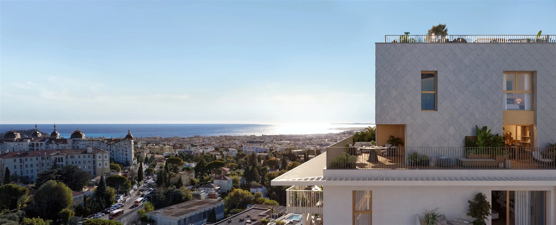 Nice (Cimiez) - Off-plan 2-bedroom apartment with terrace and parking - Vue 4