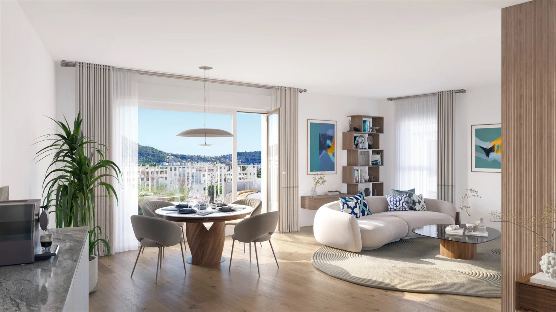 Nice (Cimiez) - Off-plan 2-bedroom apartment with terrace and parking - Vue 5