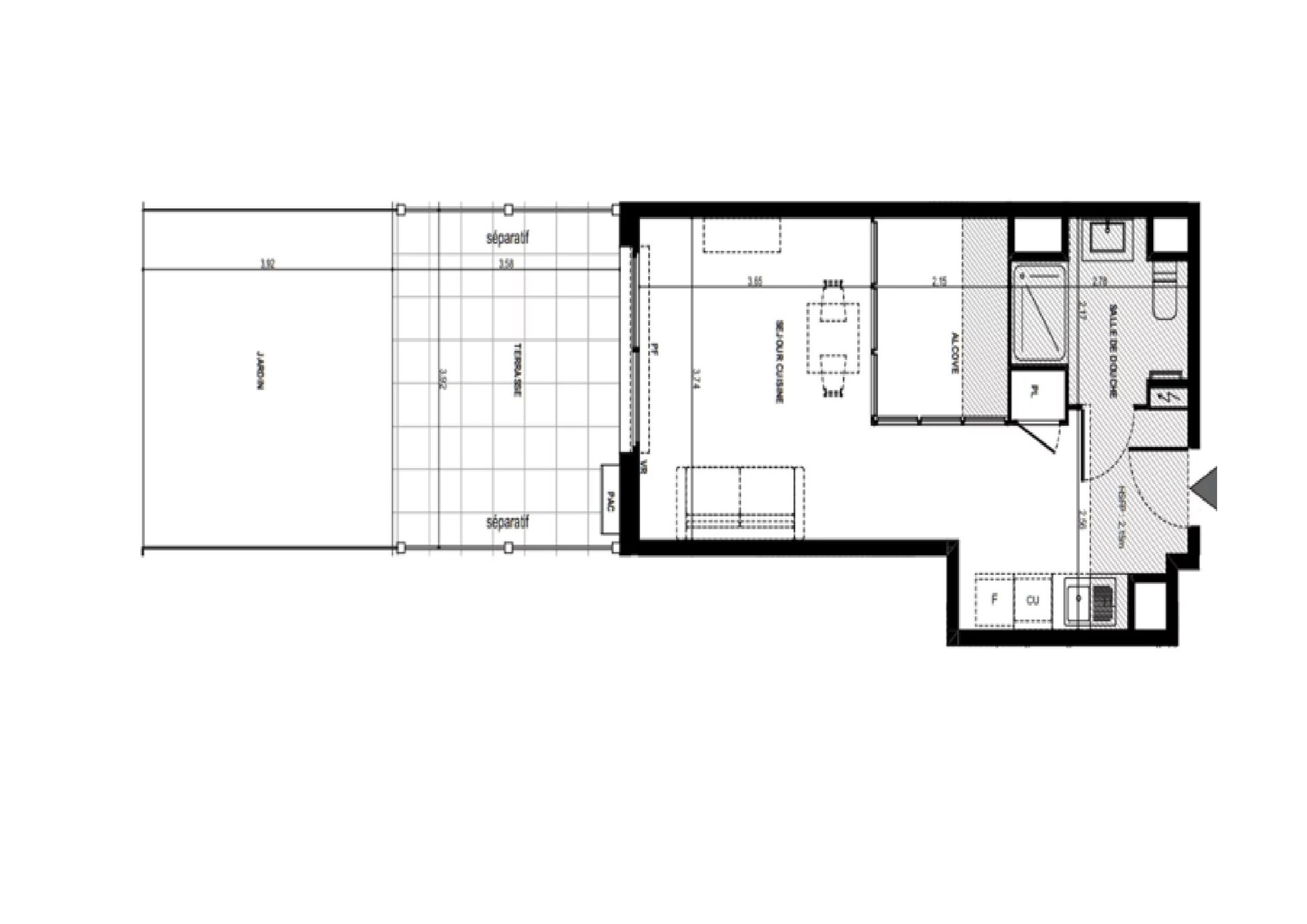 Appartement à vendre, 33m², Antibes