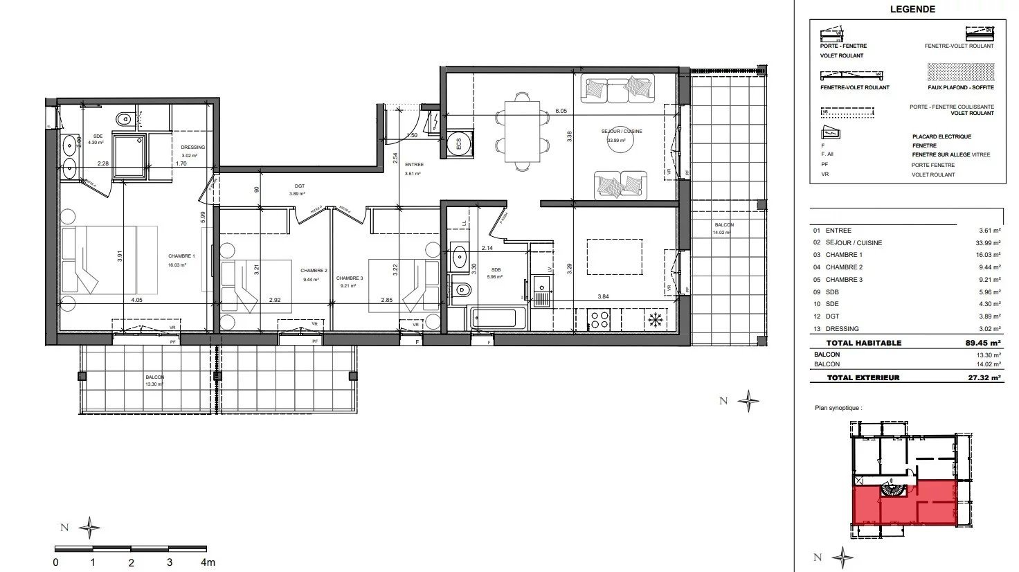 Appartement à vendre, 89m², Golfe-Juan