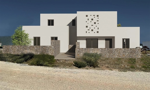 Moderne Villa mit kykladischer Linie – Agkairia, Paros