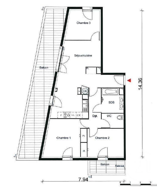 Appartement à vendre, 77m², La Seyne-sur-Mer