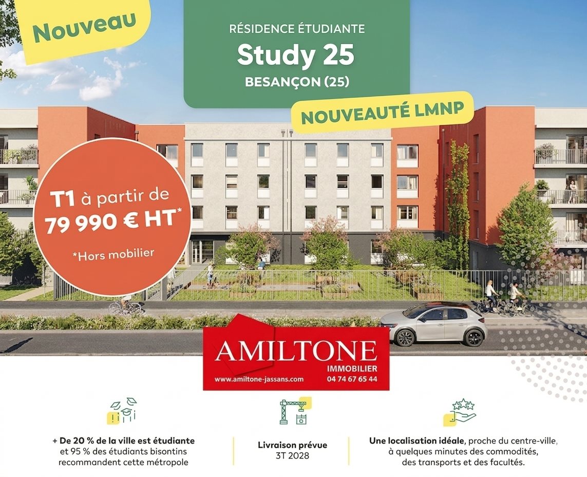 Appartement à vendre, 18m², Besançon