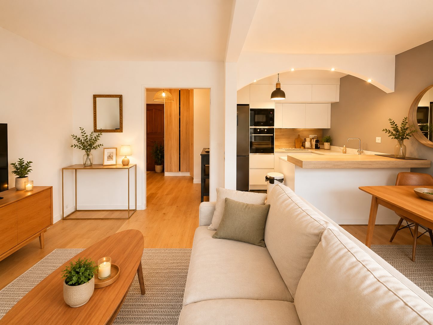 Appartement 2 pièces, 54 m²
