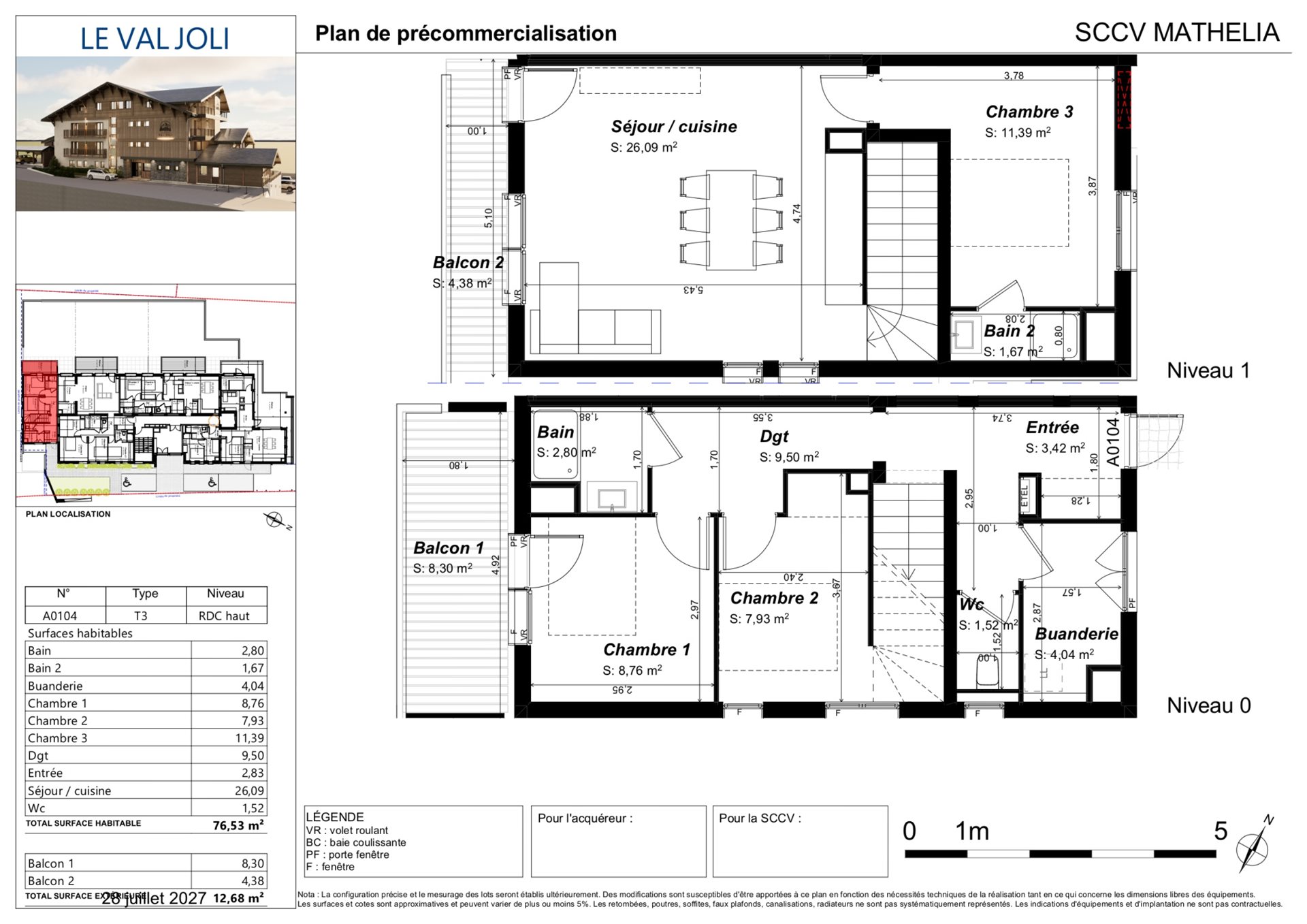 Appartement à vendre, 76m², Châtel