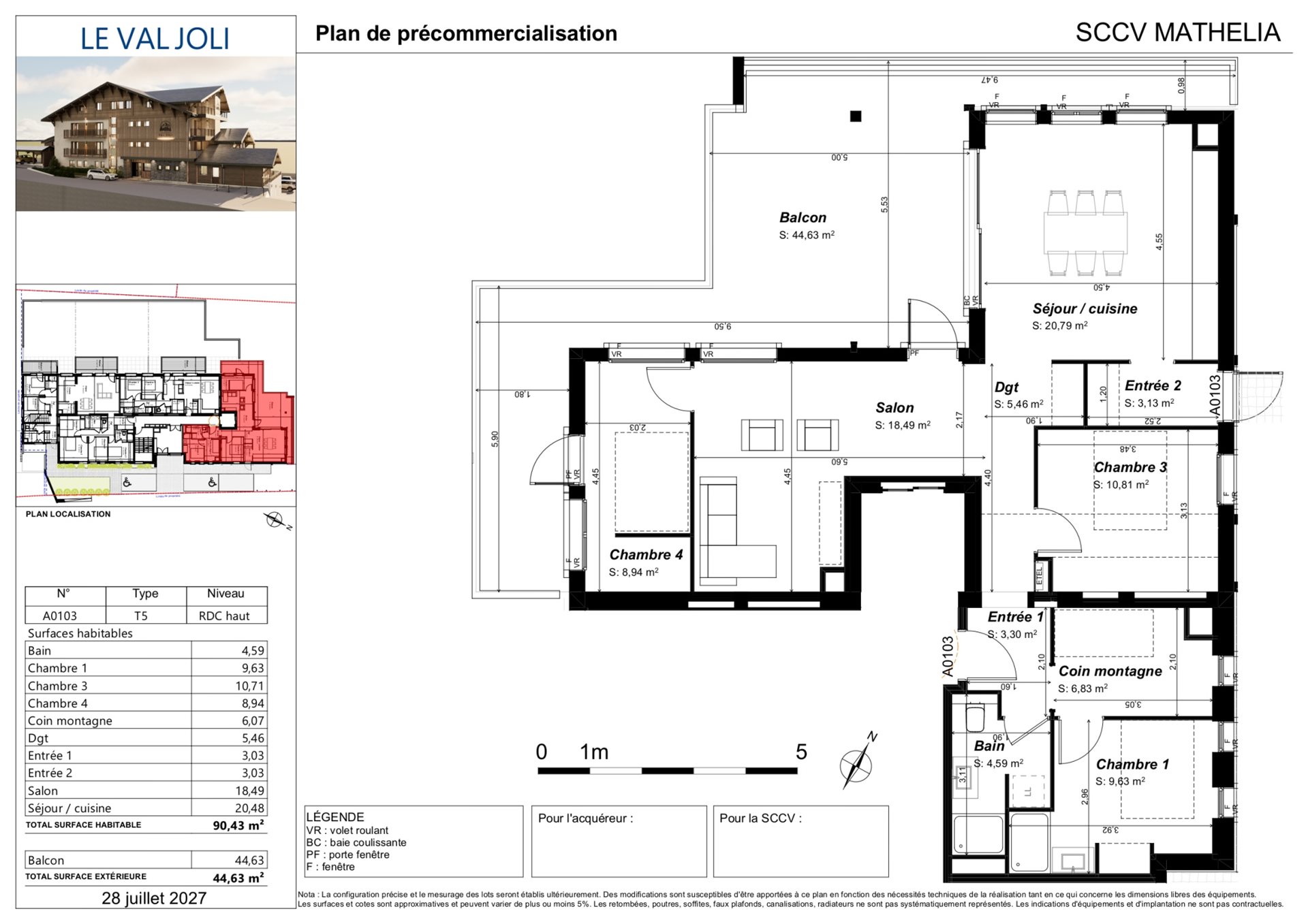 Appartement à vendre, 90m², Châtel
