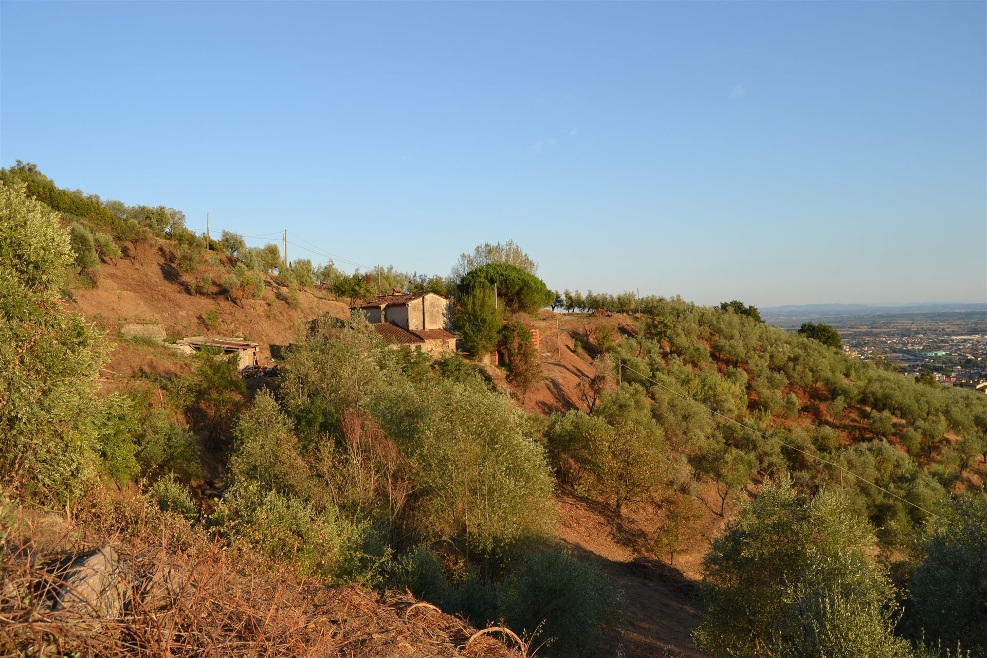 Autêntica herdade nas colinas da Toscana