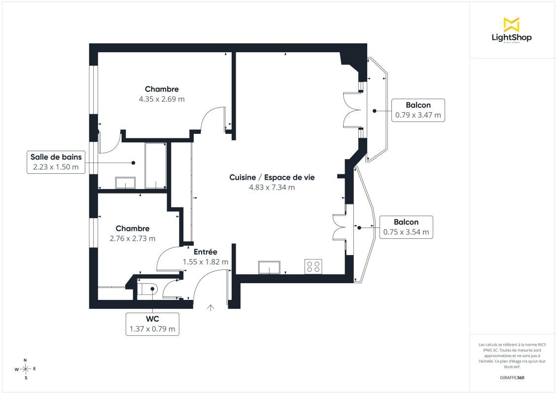 Appartement – Paris 16 - Vue 4
