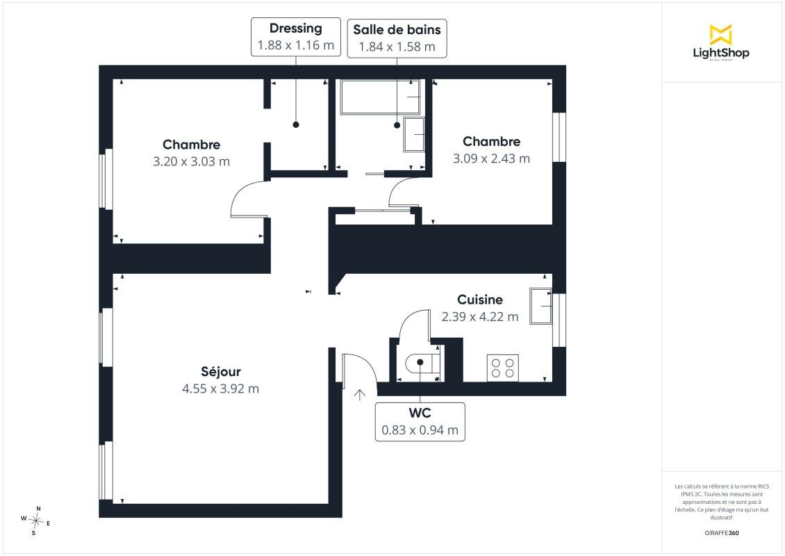 Appartement – Paris 18 - Vue 3