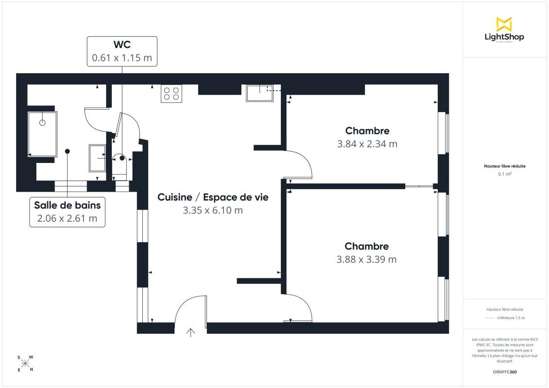 Appartement – Paris 19 - Vue 3