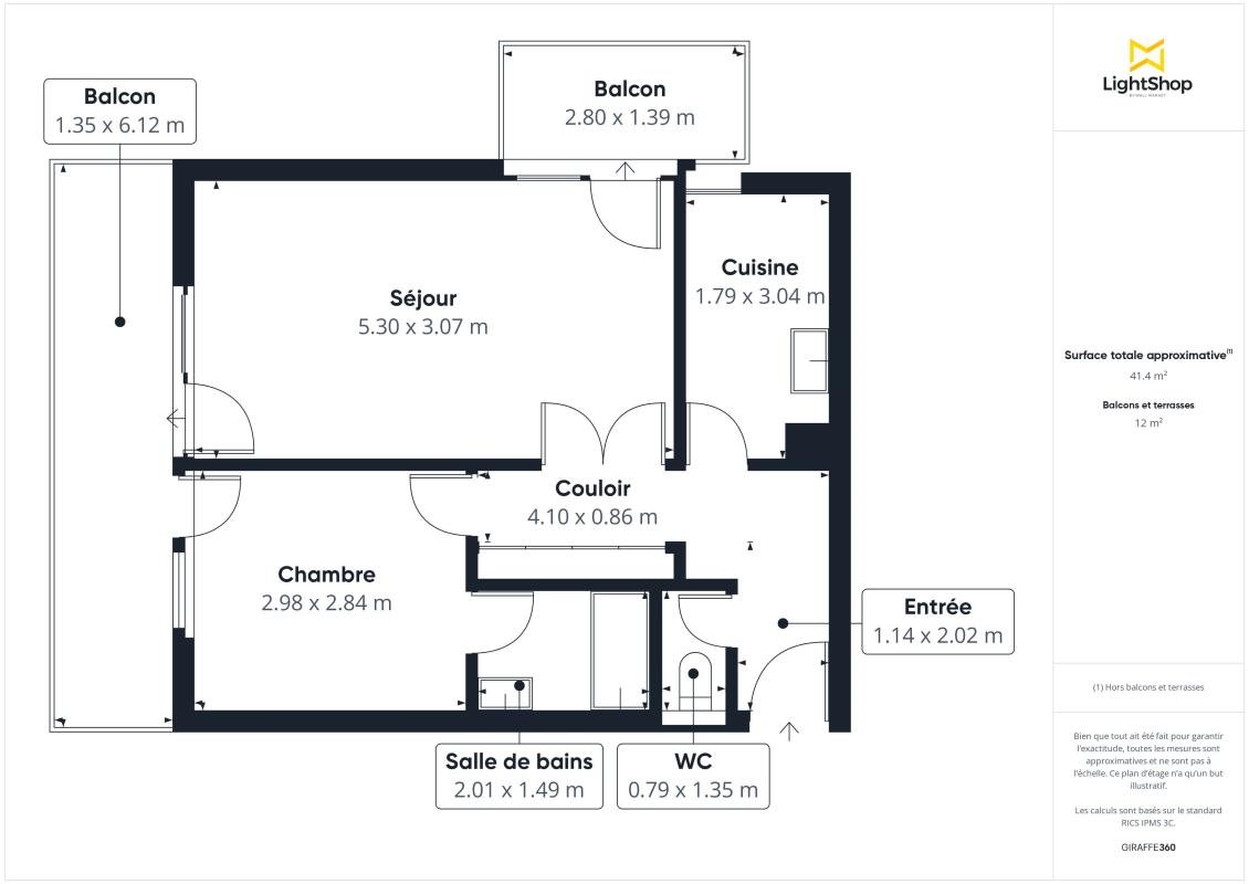 Appartement à vendre, 46m², Saint-Maur-des-Fossés