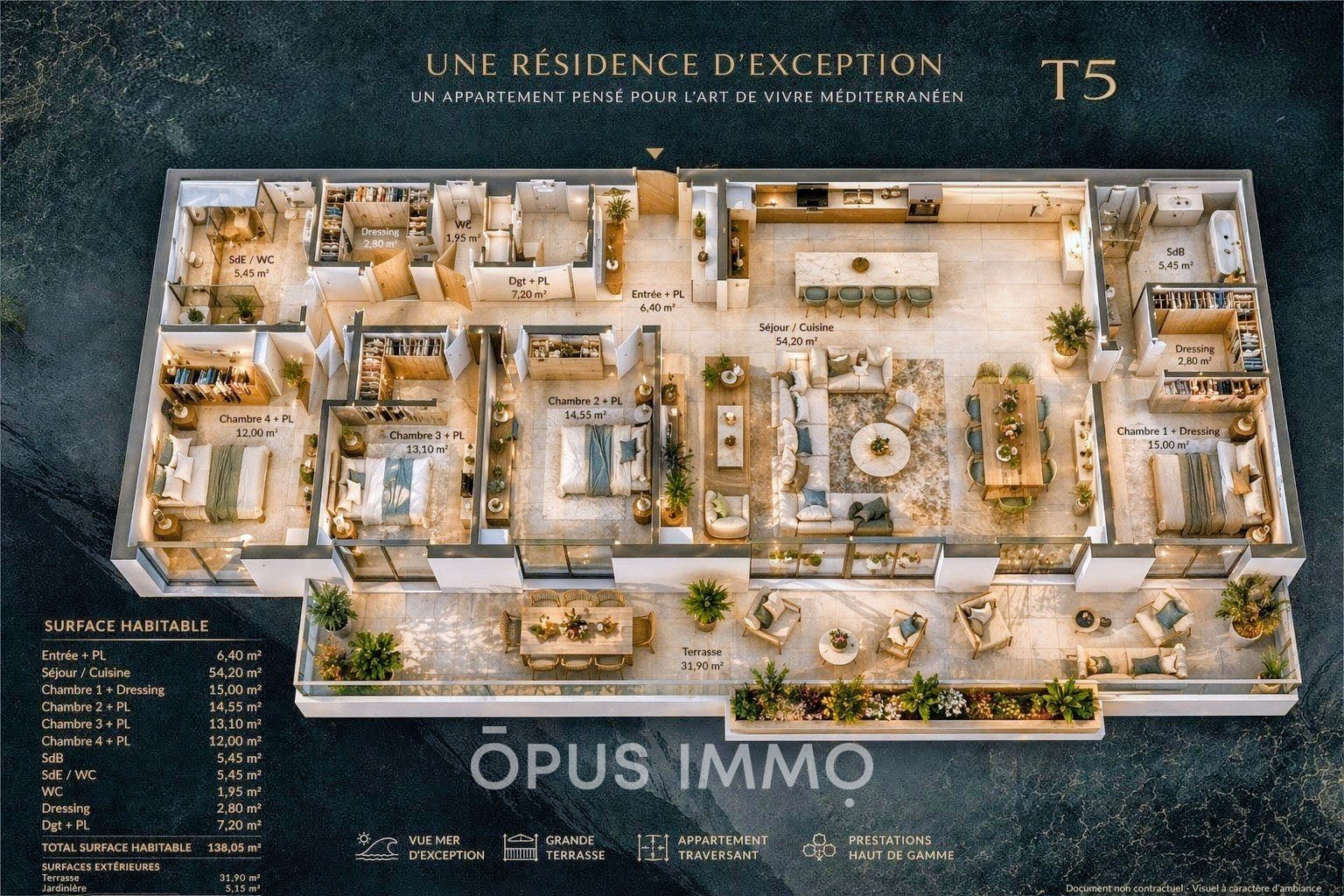 Appartement à vendre, 138m², Sète