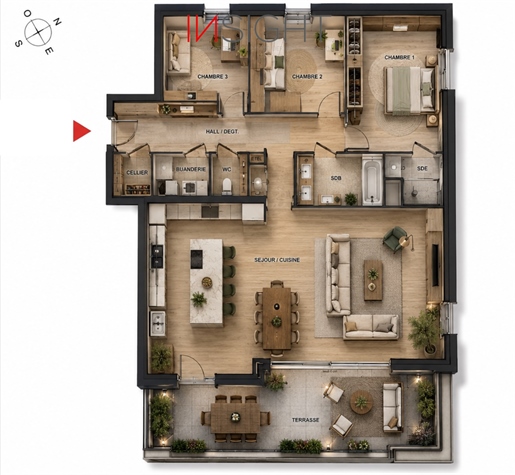 Appartement 4 pièces 113 m² · à Annecy-le-Vieux · 113 m² · 950 000 €