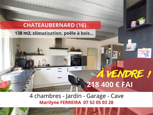 Maison 5 pièces 138 m² · à Châteaubernard · 138 m² · 218 400 €