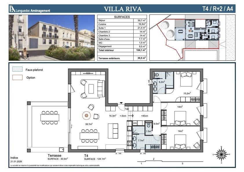 Appartement à vendre, 125m², Sète