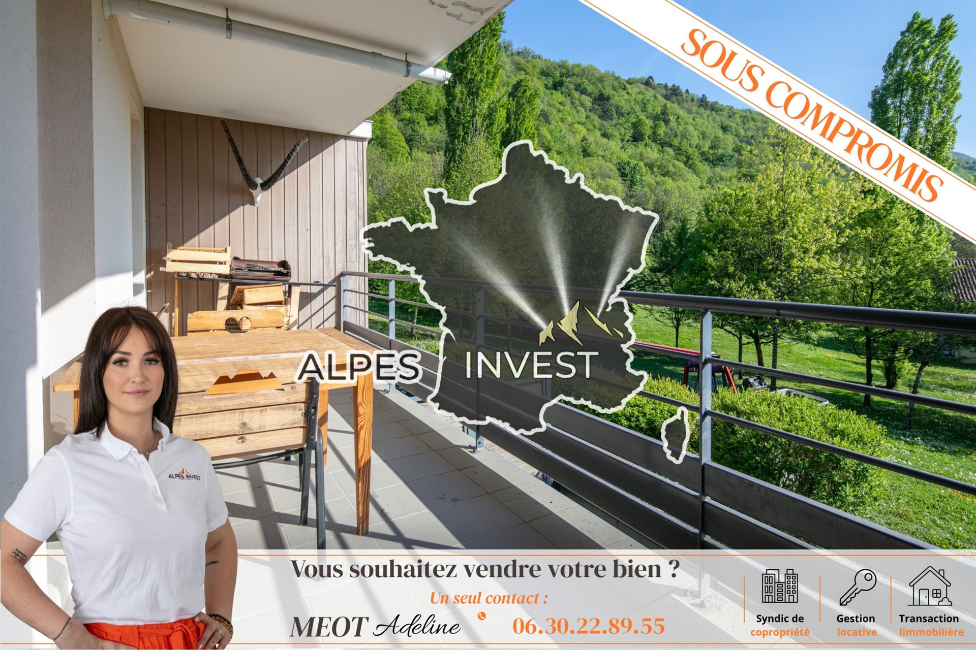 Appartement à vendre, 46m², Tencin