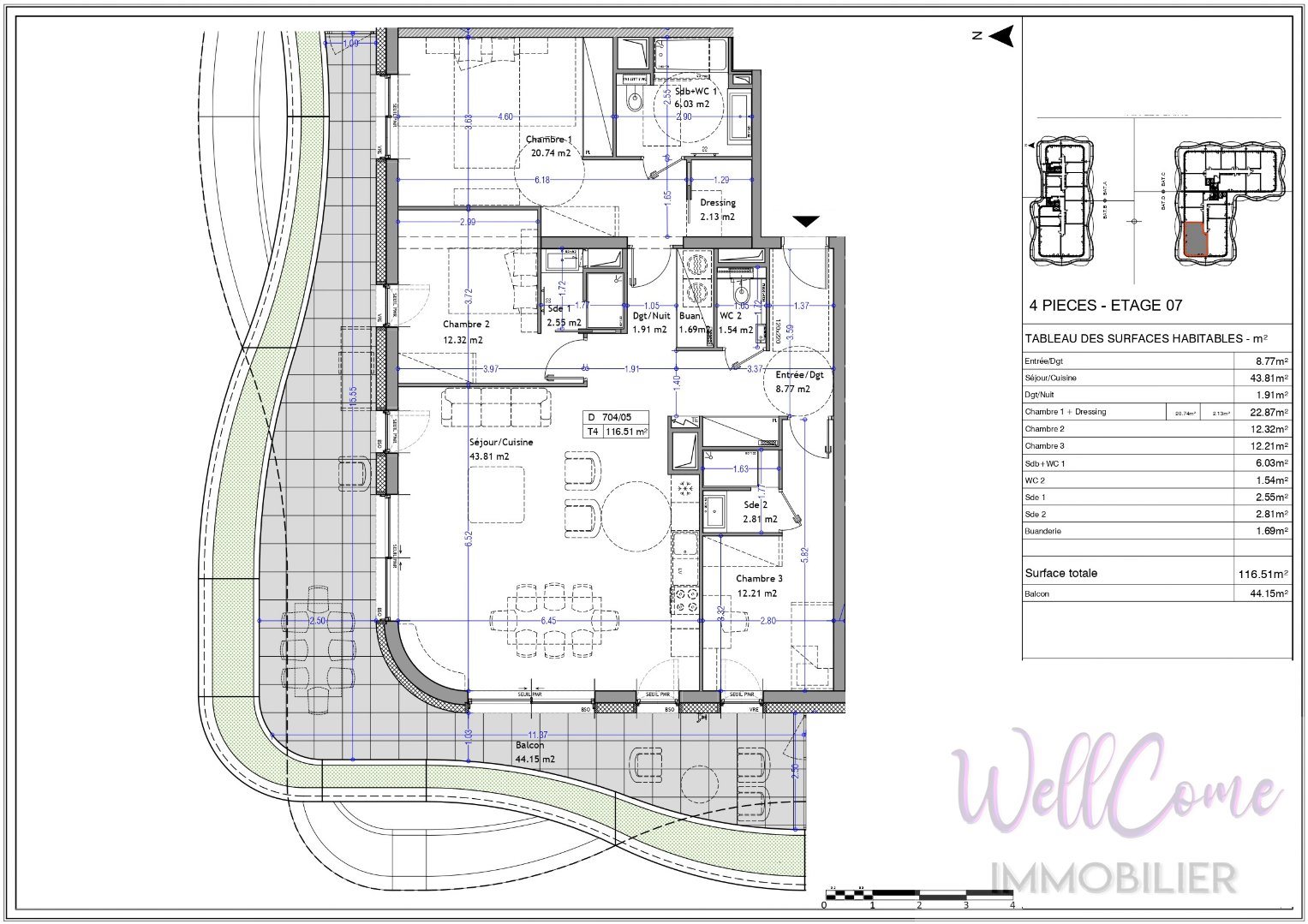 Appartement à vendre, 116m², Aix-les-Bains