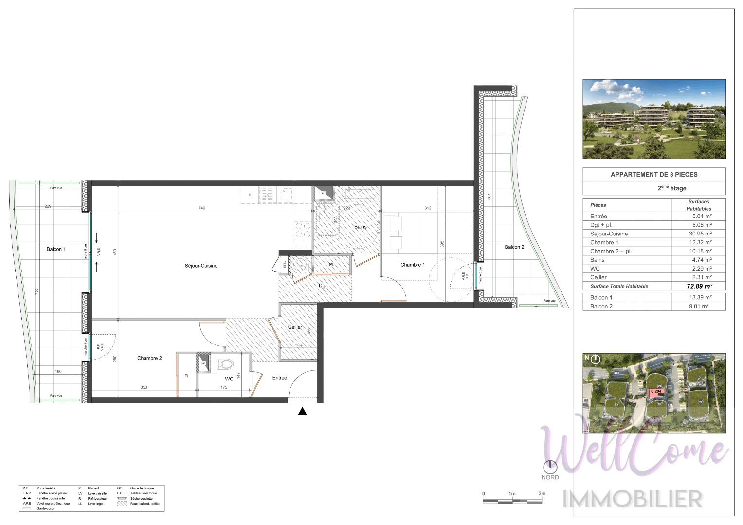 Appartement à vendre, 72m², Grésy-sur-Aix