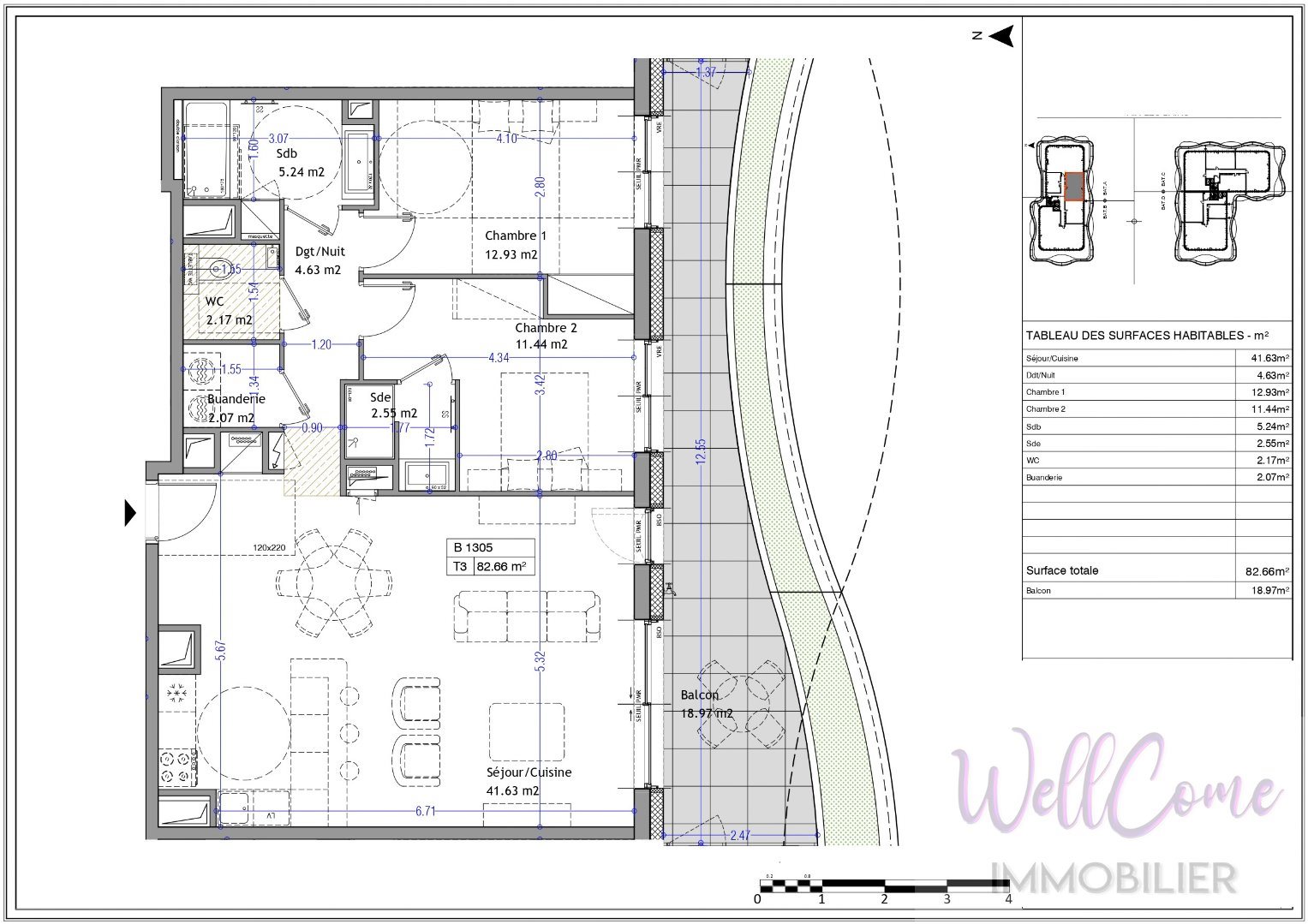 Appartement à vendre, 82m², Aix-les-Bains