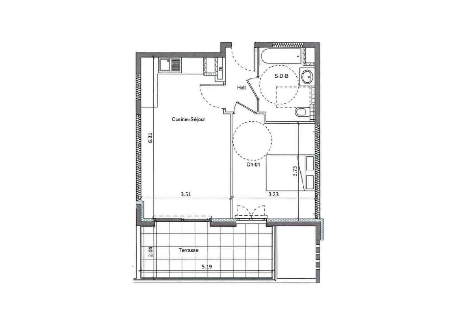 Appartement à vendre, 42m², Nice