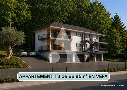 Appartement 3 pièces 67 m² · à Aix-les-Bains · 67 m² · 352 560 €