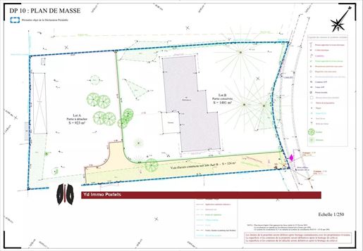 Terrain Arbanats 920M² · 108 000 €