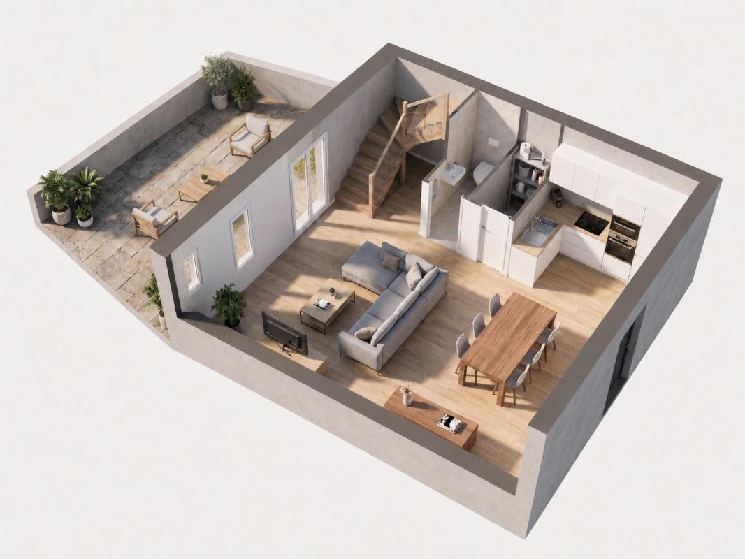 Maison à vendre, 62m², Chamagnieu