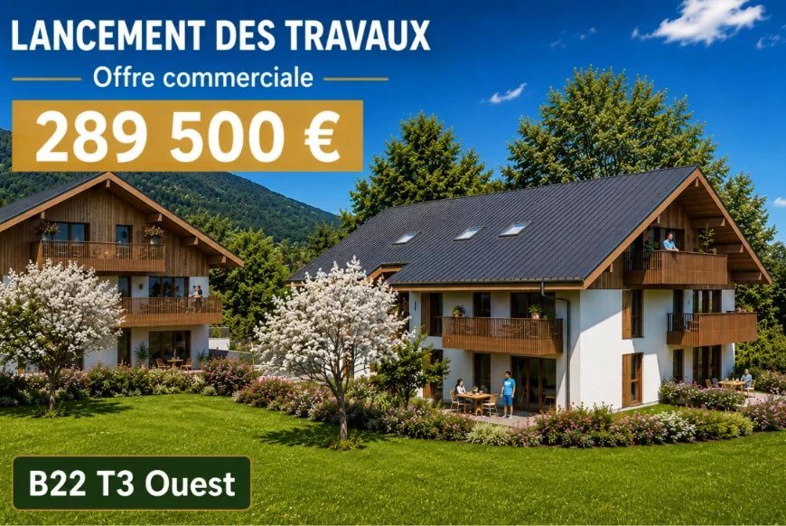 Appartement à vendre, 61m², Leschaux