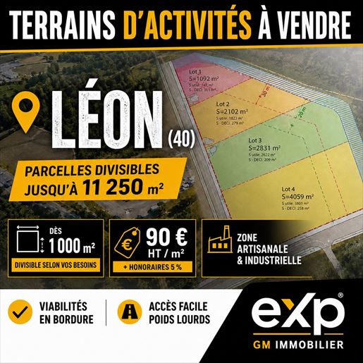 Terrain 11250 m² · à Léon · 11 250 m² · 1 063 000 €