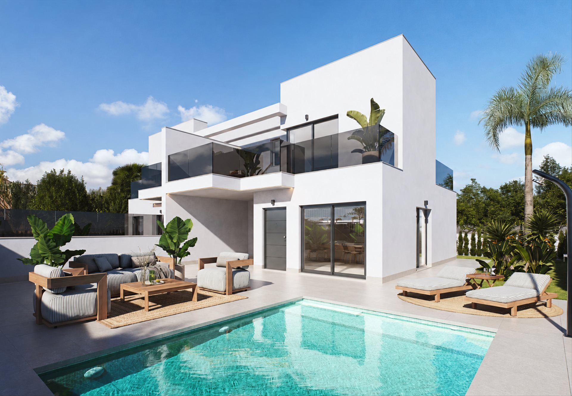 新築 – SEDA VILLAS – Serena Golfのセミデタッチドヴィラ2棟限定プロジェクト – Los Alcázares