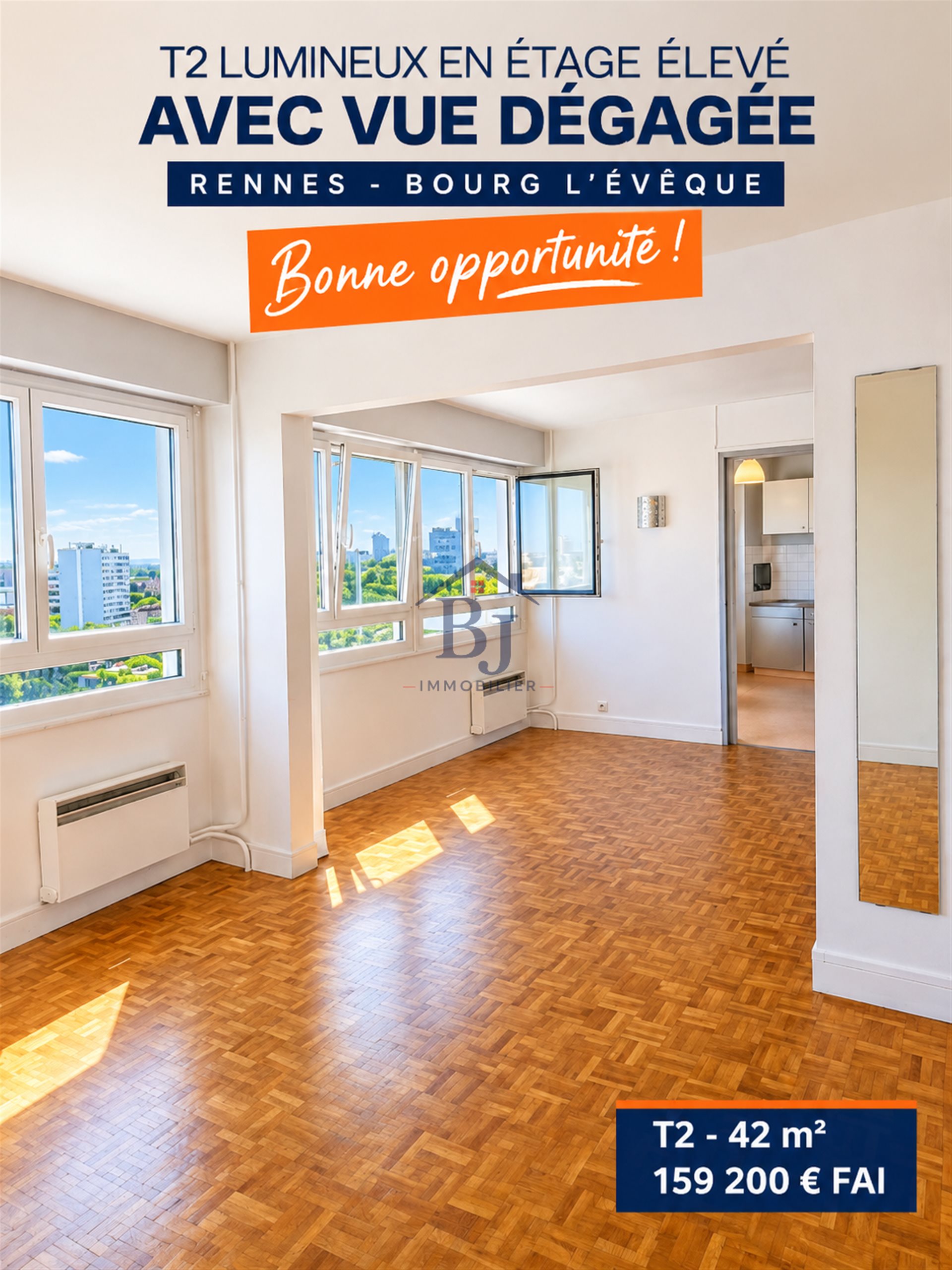 Appartement à vendre, 42m², Rennes