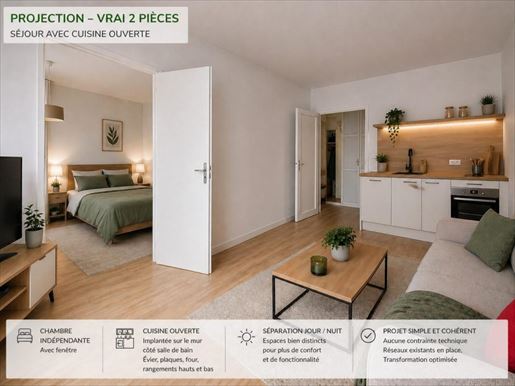 Appartement 2 pièces 35 m² · à Paris 15ème · 35 m² · 349 000 €